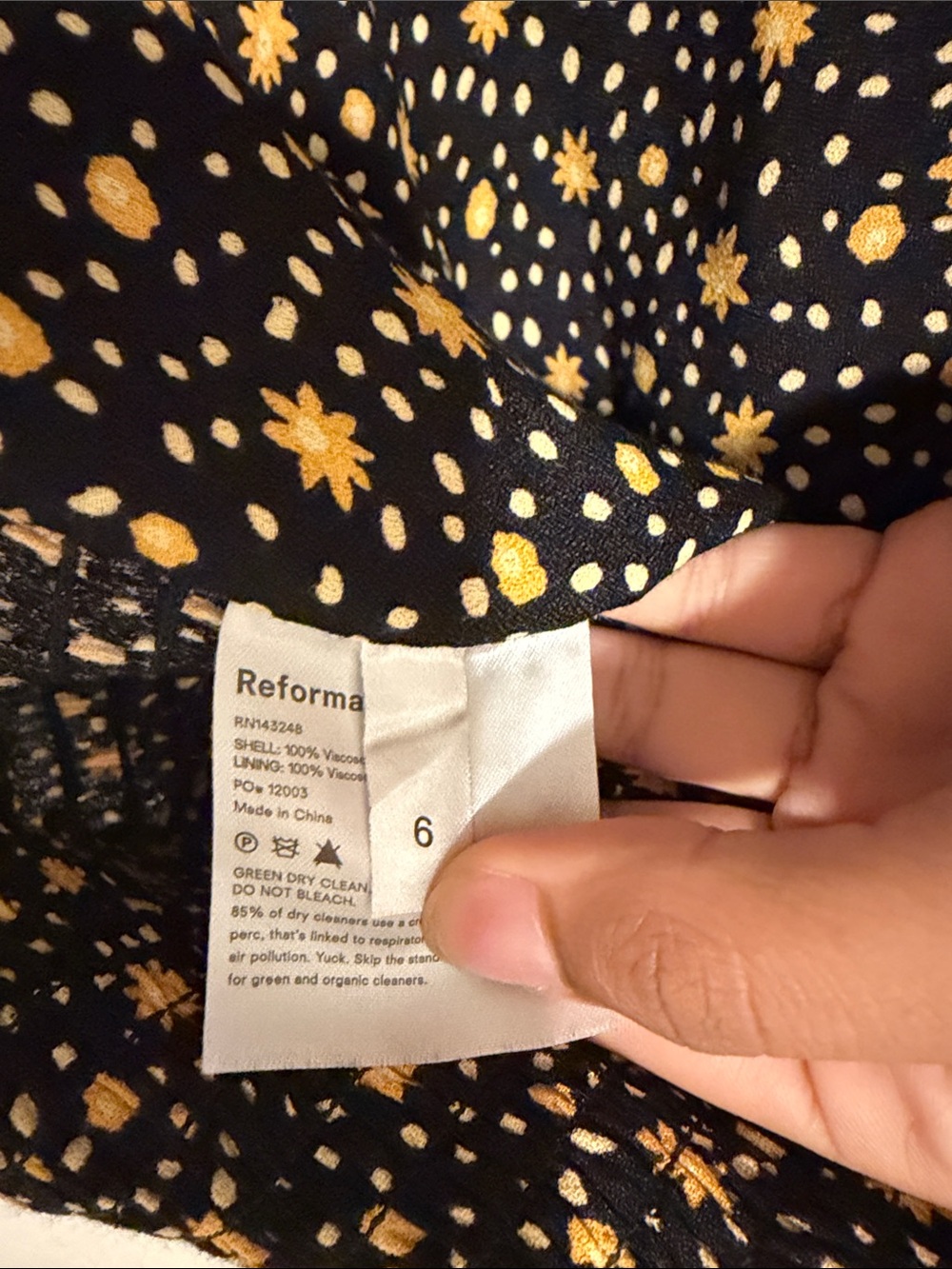 Reformation Marjorie Top in Carolina Print - Picture 4 of 4